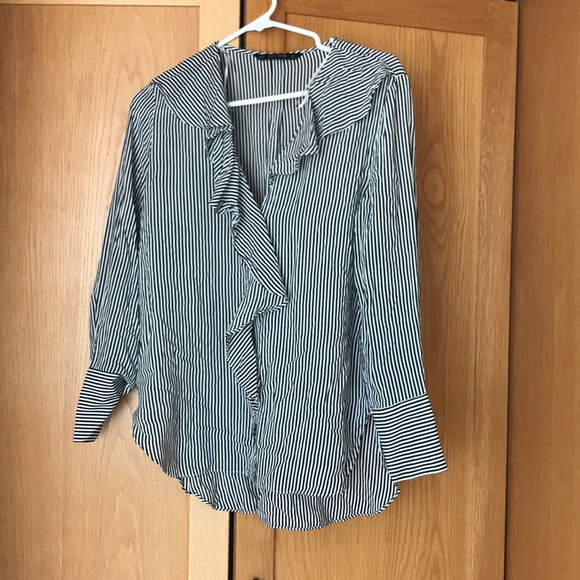 Zara Tops - Zara striped button down blouse - Small